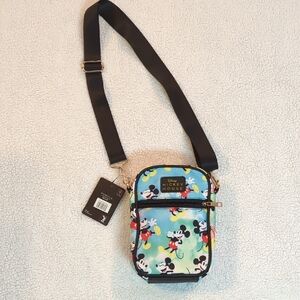 Disney Mickey Mouse Blue and Black Crossbody Bag